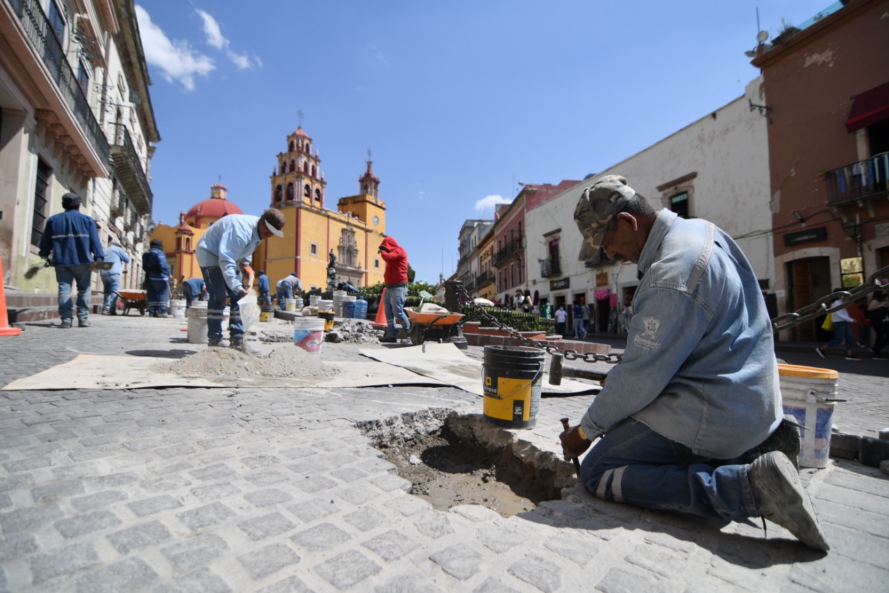 Bachean 5 mil metros cuadrados de vialidades en 2022