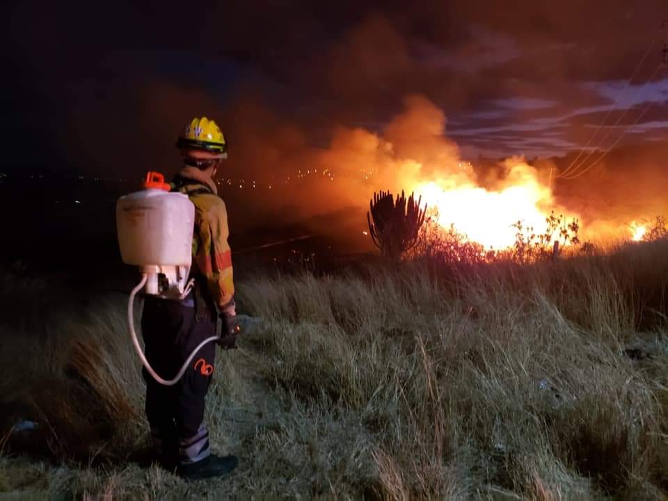 Intensifica Protección Civil labores para prevenir incendios de pastizal en temporada invernal