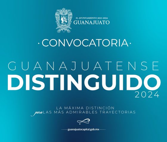 Emiten convocatoria para elegir a las 3 personas que serán condecoradas con el galardón Guanajuatense Distinguido